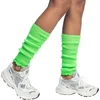 Image de Boland - Beenwarmers Basic neongroen Groen,Neon - Volwassenen - Vrouwen - Hippie - 80's & 90's - Disco