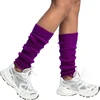 Image de Boland - Beenwarmers Basic paars Paars - Volwassenen - Vrouwen - Hippie - 80's & 90's - Disco