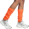 Image de Boland - Beenwarmers Basic neonoranje Oranje,Neon - Volwassenen - Vrouwen - Hippie - 80's & 90's - Disco - Koningsdag - Holland - Supporter