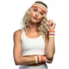 Image de Boland - Set 3 zweetbandjes neon Neon - - Volwassenen - Unisex -
