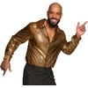 Image de Boland - Shirt Shiny (L) - Volwassenen - Danser/danseres - Glitter and Glamour- 80's & 90's - Disco