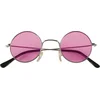 Image de Boland - Partybril John roze Roze - Volwassenen - 60's & 70's - Hippies & Flower Power - 60's & 70's - Hippie & Flower Power