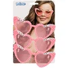 Image de Boland - Set 3 partybrillen Pearl 'Team bride' Roze - Volwassenen - Geen verkleedthema - Bride-to-Be - Bruiloft