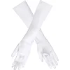 Image de Boland - Paar handschoenen Monte Carlo wit Wit - Volwassenen - Vrouwen - Can Can - Glitter and Glamour