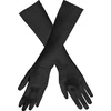 Image de Boland - Paar handschoenen Monte Carlo zwart Zwart - Volwassenen - Vrouwen - Can Can - Glitter and Glamour