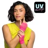 Image de Handschoenen pols New York Roze - Volwassenen - Unisex - Hippie