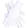 Image de Boland - Paar handschoenen met drukknop wit XL Wit - Volwassenen - Unisex - Goochelaar - Kerst- Sinterklaas- Glitter and Glamour