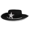 Image de Boland - Hoed kind cowboy Deputy sheriff zwart - 55-57 - Kinderen - Jongens en meisjes - Cowboy - Indiaan