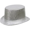 Image de Boland - Hoed Glitz zilver Zilver - 59 - Volwassenen - Unisex - Glitter and Glamour