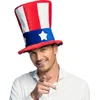 Image de Boland - Hoed Uncle Sam - Één maat - Volwassenen - Unisex - Amerika