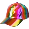 Image de Boland - Pet Holo regenboog Multi - Verstelbaar - Volwassenen - Unisex - Old School - 90's - Festival - Pride