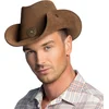 Image de Boland - Hoed cowboy Nevada Bruin - 58 - Volwassenen - Mannen - Cowboy - Indiaan