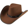Image de Boland - Hoed cowboy Wichita bruin Bruin - 59 - Volwassenen - Unisex - Cowboy - Indiaan