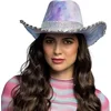 Image de Boland - Hoed cowboy Darling lila/blauw Paars - 59 - Volwassenen - Unisex - Festival - Wild west - Western