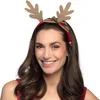 Image de Boland - Diadeem Golden reindeer - Één maat - Volwassenen - Unisex - Kerst