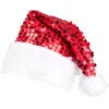 Image de Boland - Kerstmuts Pailletten rood - Één maat - Volwassenen - Unisex - Kerst