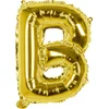 Image de Boland - Folieballon 'B' goud B - Goud - Letterballon