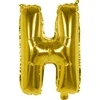 Image de Boland - Folieballon 'H' goud H - Goud - Letterballon