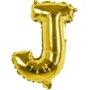 Image de Boland - Folieballon 'J' goud J - Goud - Letterballon