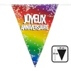 Image de Boland - Folievlaggenlijn Rainbow 'Joyeux anniversaire' Multi - Regenboog - Regenboog