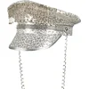 Image de Boland - Pet Dusty delight Zilver - 58 - Volwassenen - Unisex - Glitter and Glamour - Festival