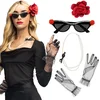Image de Boland - Set Vintage - Volwassenen - Vrouwen - Geen verkleedthema - 50s - Rock & Roll - Glitter
