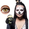 Image de Boland - Paar 12-maandslenzen Voodoo swirl - Volwassenen - Halloween en Horror - Halloween contactlenzen - Horror