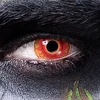 Image de Boland - Paar weeklenzen Hell biker - Volwassenen - Halloween en Horror - Halloween contactlenzen - Horror