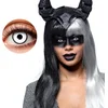 Image de Boland - Paar weeklenzen White demon - Volwassenen - Halloween en Horror - Halloween contactlenzen - Horror