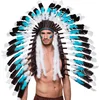 Image de Boland - Tooi Snow wolf - Één maat - Volwassenen - Unisex - Cowboy - Indiaan
