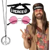Image de Boland - Set Peace deluxe - Volwassenen - Unisex - Hippie - 60's & 70's - Hippie & Flower Power