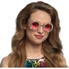 Image de Boland - Partybril Crystal Multi - Volwassenen - 60's & 70's - Hippies & Flower Power - 60's & 70's - Hippie & Flower Power - Festival