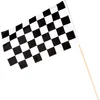 Image de Boland - Polyester zwaaivlag Racing - Sport - Autosport - Racewagen - Autorace - Finish vlag
