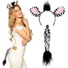 Image de Boland - Set Zebra - Volwassenen - Vrouwen - Zebra - Dieren