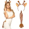 Image de Boland - Set Giraffe - Volwassenen - Vrouwen - Giraffe - Dieren -Safari