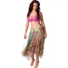 Image de Boland - Rokje Hawaï lang multikleur - Volwassenen - - Hawaii - Themafeest - Strandfeest - Carnaval