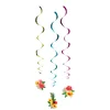 Image de Boland - Set 3 decoratieswirls Paradise - Tropisch - Hawaii - Themafeest - Tuinfeest