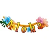 Image de Boland - Kartonnen letterslinger Hibiscus 'Aloha' - Tropisch - Hawaii - Tuinfeest - Themafeest - Verjaardag