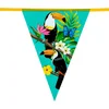 Image de Boland - PE vlaggenlijn Toekan - Tropisch - Hawaii - Tuinfeest - Themafeest - Verjaardag