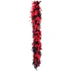 Image de Boland - Boa 50 g Party zwart/rood Rood - Volwassenen - Unisex - Showgirl - Glitter and Glamour