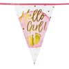 Image de Boland - Folievlaggenlijn 'Hello girl!' - Geen thema - Babyshower
