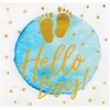 Image de Boland - Set 20 papieren servetten 'Hello boy!' - Geen thema - Babyshower