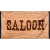 Image de Boland - Polyester vlag Wild West 'Saloon' - Cowboys & Indianen - Cowboy & Indianen