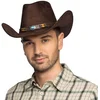 Image de Boland - Hoed cowboy Brody Bruin - 58 - Volwassenen - Unisex - Western - Wild West - Carnaval - Themafeest