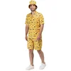 Image de Boland - Set Lucky duck (XL) - Volwassenen - - Festival - Party Outfit met Bucket Hat - Carnaval - Themafeest