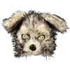 Image de Boland - Pluchen masker Wolf - Volwassenen - Weerwolf - Halloween - Horror