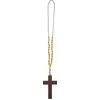 Image de Boland - Ketting Priesterkruis hout - Volwassenen - Unisex - Priester - Religie