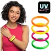 Image de Boland - Set 4 armbanden Rave Multi - Volwassenen - Vrouwen - Danser/danseres - 80's & 90's - Disco