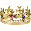 Image de Boland - Metalen kroon Royal king goud - 59 - Volwassenen - Mannen - Prinsen en Prinsessen- Middeleeuwen