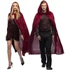 Image de Boland - Cape Dawn bordeaux - Volwassenen - Vampier - Heks - Tovenaar - Halloween - Carnaval - Themafeest - Cosplay
